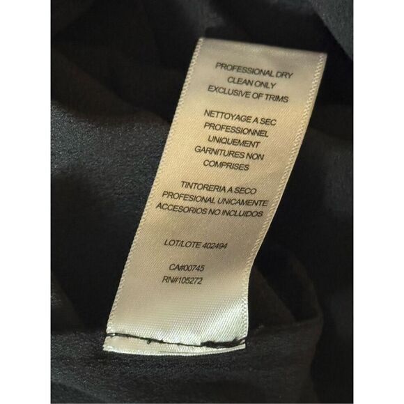 AMUR X REVOLVE women’s Cleopatra  Black & blue one shoulder Pleated cut out maxi - Picture 10 of 11